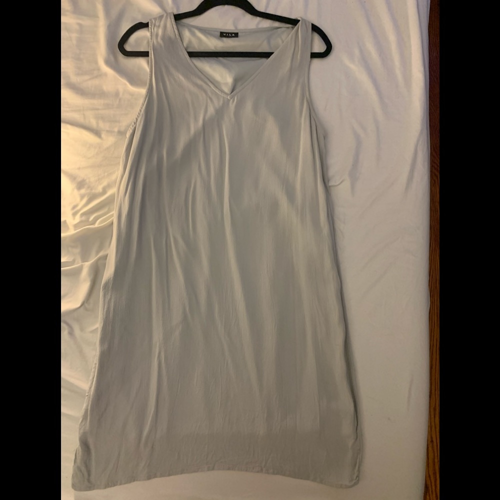 Vila Light Grey Dress (ASOS brand)